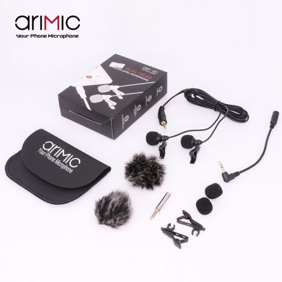 AriMic Dual-Lavalier Microphone